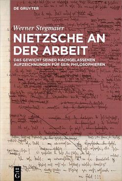 Nietzsche an der Arbeit von Stegmaier,  Werner