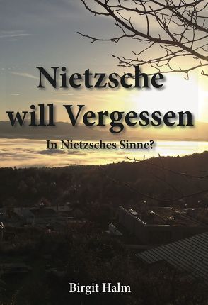 Nietzsche will Vergessen von Halm,  Birgit