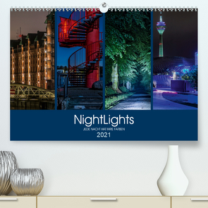 NightLights (Premium, hochwertiger DIN A2 Wandkalender 2021, Kunstdruck in Hochglanz) von Muß,  Jürgen