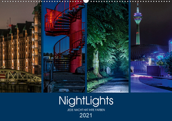 NightLights (Wandkalender 2021 DIN A2 quer) von Muß,  Jürgen