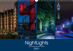 NightLights (Wandkalender 2021 DIN A3 quer) von Muß,  Jürgen