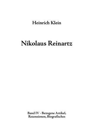 Nikolaus Reinartz von Klein,  Heinrich