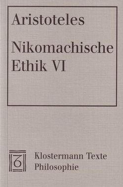 Nikomachische Ethik VI von Aristoteles, Gadamer,  Hans G.