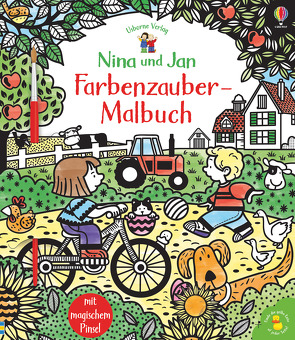 Nina und Jan – Farbenzauber-Malbuch von Addison,  Jenny, Cartwright,  Stephen