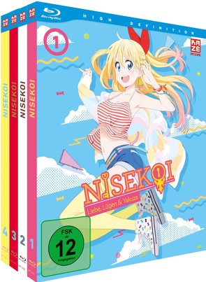 Nisekoi – 1. Staffel – Gesamtausgabe – Blu-ray-Box (4 Blu-rays) [ohne Schuber] von Shinbo,  Akiyuki, Tatsuwa,  Naoyuki