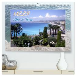 Nizza, Côte d’Azur (hochwertiger Premium Wandkalender 2024 DIN A2 quer), Kunstdruck in Hochglanz von Lavende,  Elinor