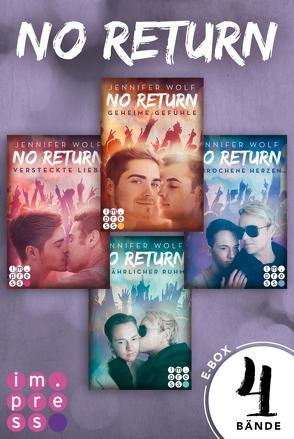 No Return: Alle vier Bände der Bandboys-Romance-Reihe in einer E-Box! von Wolf,  Jennifer