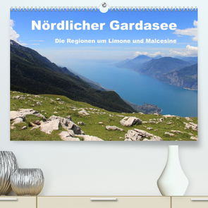 Nördlicher Gardasee – Die Regionen um Limone und Malcesine (Premium, hochwertiger DIN A2 Wandkalender 2023, Kunstdruck in Hochglanz) von Albilt,  Rabea