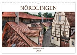 Nördlingen – Eine runde Sache (Wandkalender 2024 DIN A3 quer), CALVENDO Monatskalender von Bartruff,  Thomas