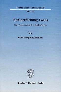Non-performing Loans. von Brenner,  Petra Josephine