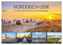 NORDDEICH-LIEBE (Tischkalender 2024 DIN A5 quer), CALVENDO Monatskalender von Dreegmeyer,  Andrea