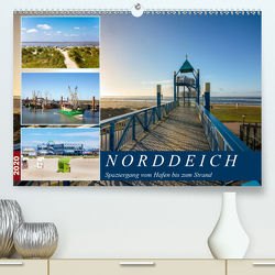 Norddeich Spaziergang vom Hafen bis zum Strand (Premium, hochwertiger DIN A2 Wandkalender 2020, Kunstdruck in Hochglanz) von Dreegmeyer,  H.