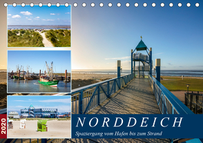 Norddeich Spaziergang vom Hafen bis zum Strand (Tischkalender 2020 DIN A5 quer) von Dreegmeyer,  H.