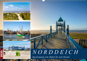 Norddeich Spaziergang vom Hafen bis zum Strand (Wandkalender 2020 DIN A2 quer) von Dreegmeyer,  H.