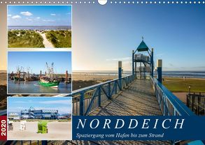 Norddeich Spaziergang vom Hafen bis zum Strand (Wandkalender 2020 DIN A3 quer) von Dreegmeyer,  H.