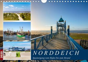 Norddeich Spaziergang vom Hafen bis zum Strand (Wandkalender 2020 DIN A4 quer) von Dreegmeyer,  H.