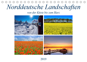 Norddeutsche Landschaften (Tischkalender 2019 DIN A5 quer) von Hasche,  Joachim