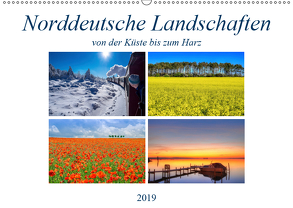 Norddeutsche Landschaften (Wandkalender 2019 DIN A2 quer) von Hasche,  Joachim