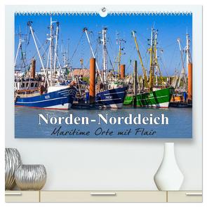Norden-Norddeich. Maritime Orte mit Flair (hochwertiger Premium Wandkalender 2024 DIN A2 quer), Kunstdruck in Hochglanz von Dreegmeyer,  Andrea