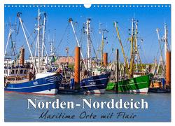 Norden-Norddeich. Maritime Orte mit Flair (Wandkalender 2024 DIN A3 quer), CALVENDO Monatskalender von Dreegmeyer,  Andrea