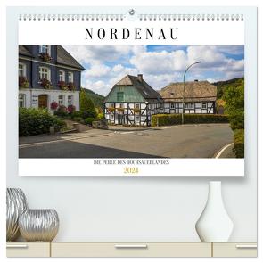 Nordenau – Die Perle des Hochsauerlandes (hochwertiger Premium Wandkalender 2024 DIN A2 quer), Kunstdruck in Hochglanz von Bücker,  Heidi