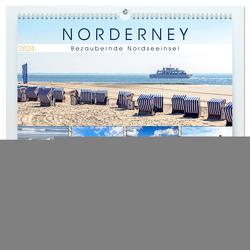 NORDERNEY Bezaubernde Nordseeinsel (hochwertiger Premium Wandkalender 2024 DIN A2 quer), Kunstdruck in Hochglanz von Dreegmeyer,  Andrea
