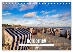 Norderney Paradies in der Nordsee (Tischkalender 2024 DIN A5 quer), CALVENDO Monatskalender von Kleinfeld,  Thorsten