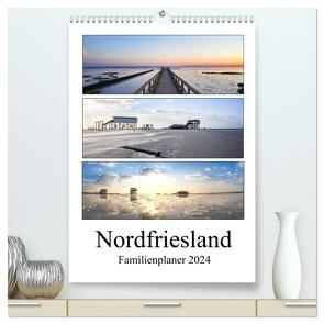 Nordfriesland – Familienplaner (hochwertiger Premium Wandkalender 2024 DIN A2 hoch), Kunstdruck in Hochglanz von Hoppe,  Franziska