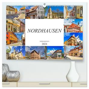 Nordhausen Impressionen (hochwertiger Premium Wandkalender 2024 DIN A2 quer), Kunstdruck in Hochglanz von Meutzner,  Dirk