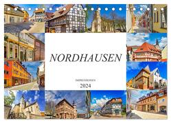 Nordhausen Impressionen (Tischkalender 2024 DIN A5 quer), CALVENDO Monatskalender von Meutzner,  Dirk