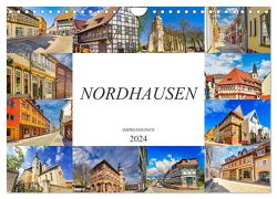 Nordhausen Impressionen (Wandkalender 2024 DIN A4 quer), CALVENDO Monatskalender von Meutzner,  Dirk