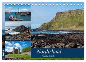 Nordirlands Highlights (Tischkalender 2024 DIN A5 quer), CALVENDO Monatskalender von Scholz,  Frauke