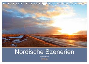 Nordische Szenerien (Wandkalender 2024 DIN A4 quer), CALVENDO Monatskalender von Webeler,  Janita