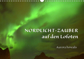 Nordlicht-Zauber auf den Lofoten. Aurora borealisCH-Version (Wandkalender 2023 DIN A3 quer) von GUGIGEI