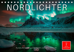 Nordlichter – Aurora Borealis, wunderschön und geheimnisvolll (Tischkalender 2024 DIN A5 quer) von Roder,  Peter