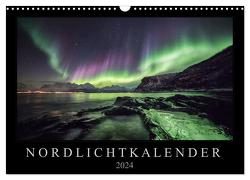 Nordlichtkalender (Wandkalender 2024 DIN A3 quer), CALVENDO Monatskalender von Worm,  Sebastian