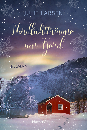 Nordlichtträume am Fjord von Larsen,  Julie