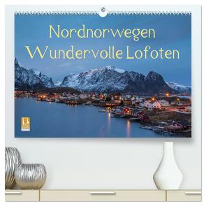Nordnorwegen – Wundervolle Lofoten (hochwertiger Premium Wandkalender 2024 DIN A2 quer), Kunstdruck in Hochglanz von Wrobel,  Nick