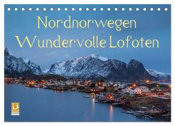 Nordnorwegen – Wundervolle Lofoten (Tischkalender 2024 DIN A5 quer), CALVENDO Monatskalender von Wrobel,  Nick