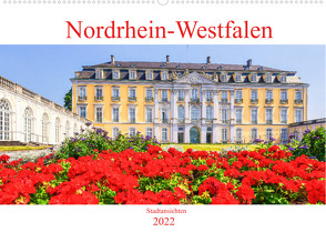 Nordrhein-Westfalen – Stadtansichten (Wandkalender 2022 DIN A2 quer) von Hackstein,  Bettina