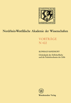 Nordrhein-Westfälische Akademie der Wissenschaften von Sandhoff,  Konrad
