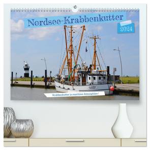 Nordsee-Krabbenkutter (hochwertiger Premium Wandkalender 2024 DIN A2 quer), Kunstdruck in Hochglanz von Klünder,  Günther