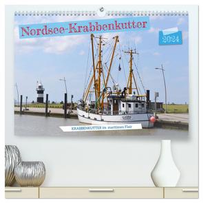 Nordsee-Krabbenkutter (hochwertiger Premium Wandkalender 2024 DIN A2 quer), Kunstdruck in Hochglanz von Klünder,  Günther