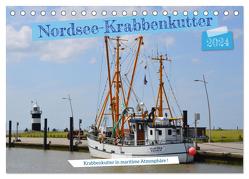 Nordsee-Krabbenkutter (Tischkalender 2024 DIN A5 quer), CALVENDO Monatskalender von Klünder,  Günther