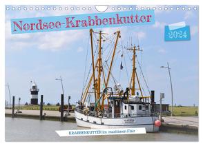 Nordsee-Krabbenkutter (Wandkalender 2024 DIN A4 quer), CALVENDO Monatskalender von Klünder,  Günther