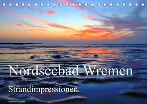 Nordseebad Wremen – Strandimpressionen (Tischkalender 2022 DIN A5 quer) von Kusajda,  Andrea