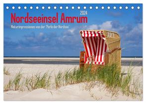 Nordseeinsel Amrum (Tischkalender 2024 DIN A5 quer), CALVENDO Monatskalender von Dölling,  AD DESIGN Photo + PhotoArt,  Angela