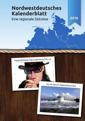 Nordwestdeutsches Kalenderblatt 2016 von Joppien,  Gaby