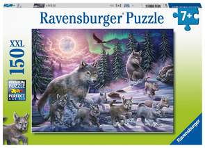 Ravensburger Kinderpuzzle – 12908 Nordwölfe – Wolf-Puzzle für Kinder ab 7 Jahren, mit 150 Teilen im XXL-Format
