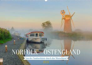 Norfolk – Ostengland: Von der Nordseeküste durch das Marschland (Wandkalender 2024 DIN A2 quer), CALVENDO Monatskalender von Kruse,  Joana